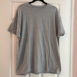 Classic Hanes Light Gray Short Sleeve Tee - Size XL - Item 0286